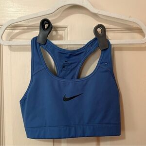 Nike Women's Blue Racerback Sports Bra